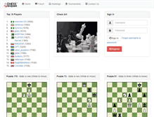Tablet Screenshot of chessconquest.com